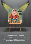 Old Man Coasters funny cheeky coasters 50 officially old