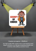 Old Man Coasters funny cheeky coasters grumpy by choice