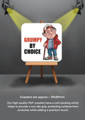 Old Man Coasters funny cheeky coasters grumpy by choice