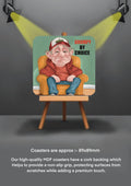 Old Man Coasters funny cheeky coasters grumpy by choice