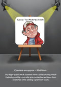 Old Man Coasters funny cheeky coasters aged to perfection
