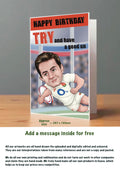 Large Rugby Cards England