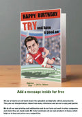 Large Rugby Cards wales