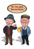 Still Game A4 Prints Jack and Victor auld pals