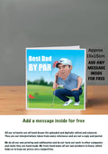 Golf Fathers Day Cards best dad by par