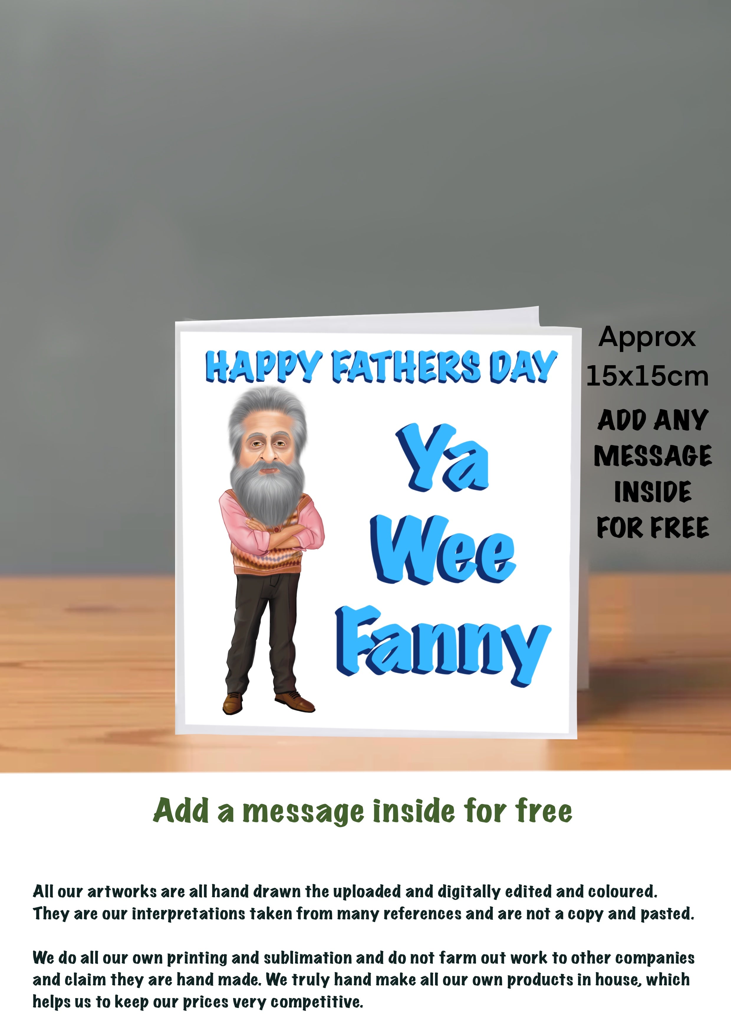Fathers Day Cards auld pals Navid Harrid