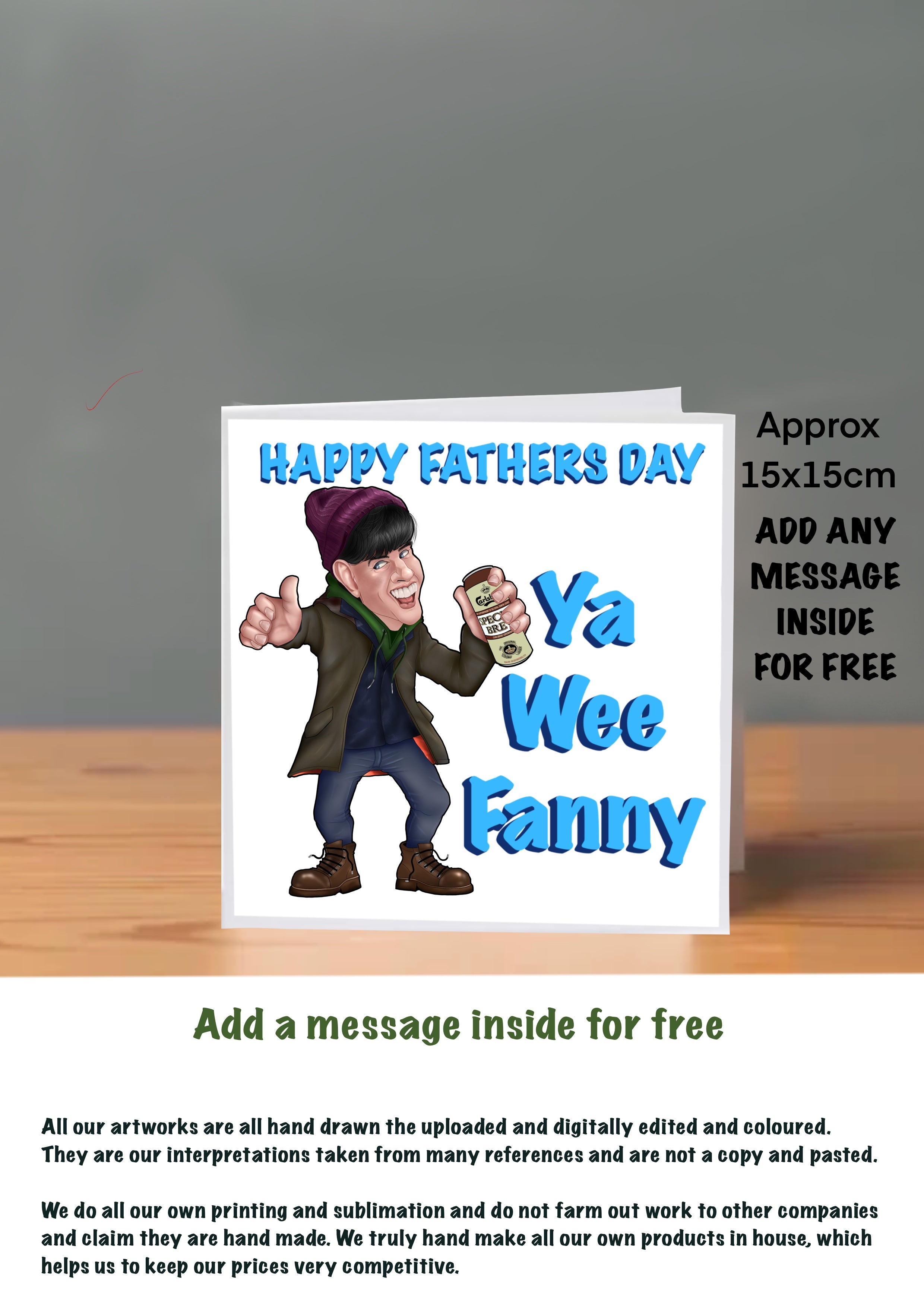 Fathers Day Cards auld pals methodone mick
