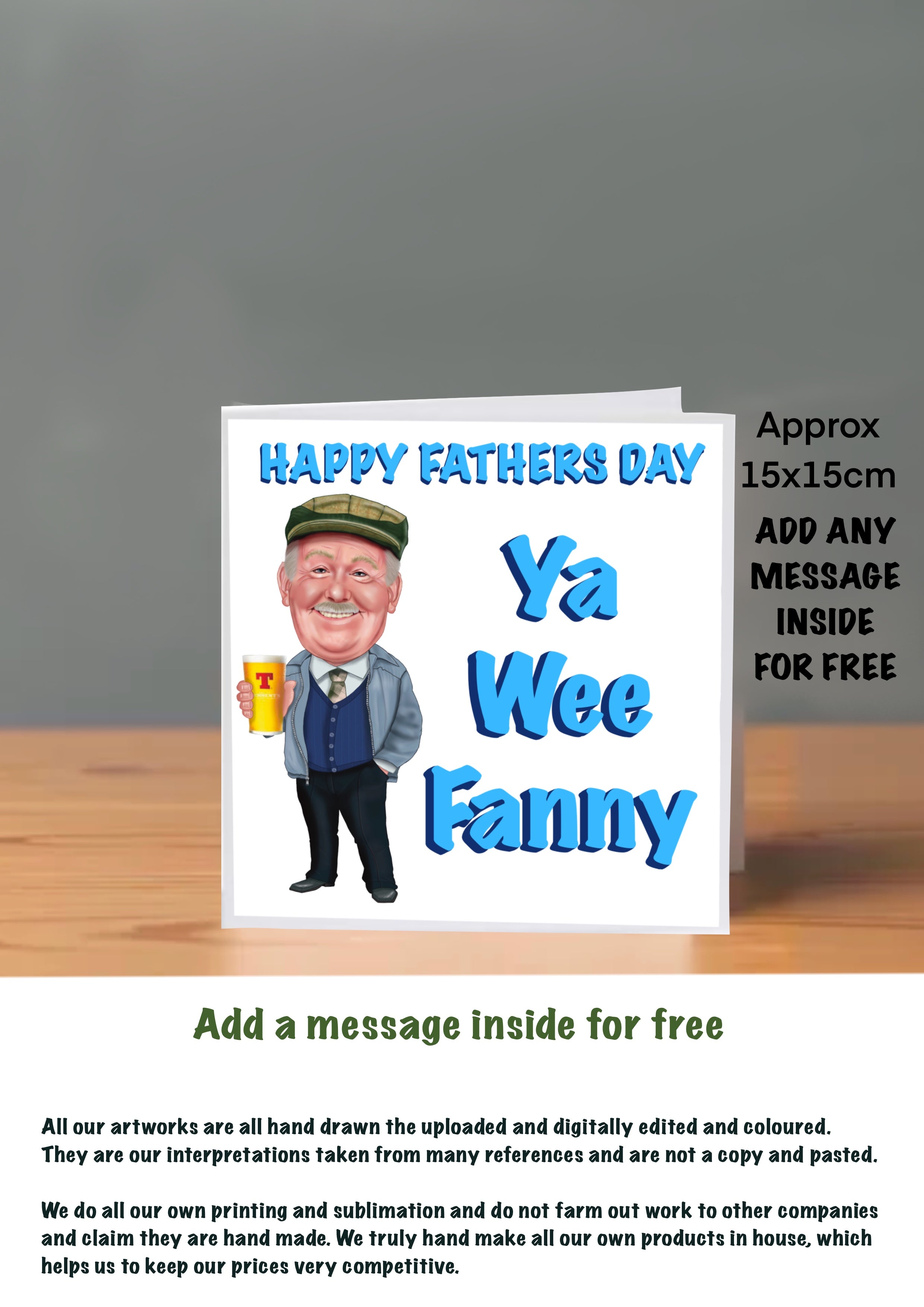 Fathers Day Cards auld pals Jack Jarvice Esq
