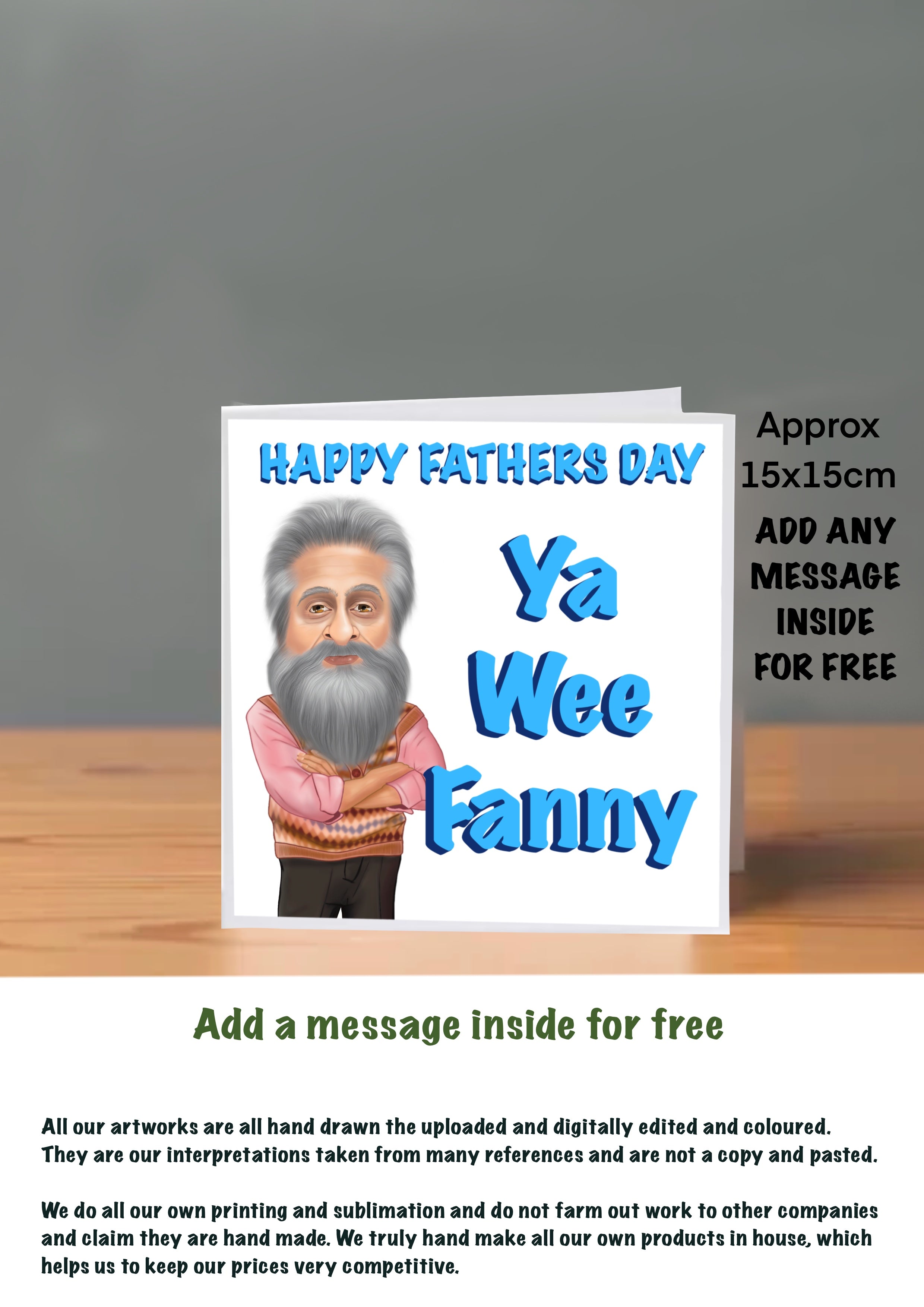 Fathers Day Cards auld pals Navid Harrid