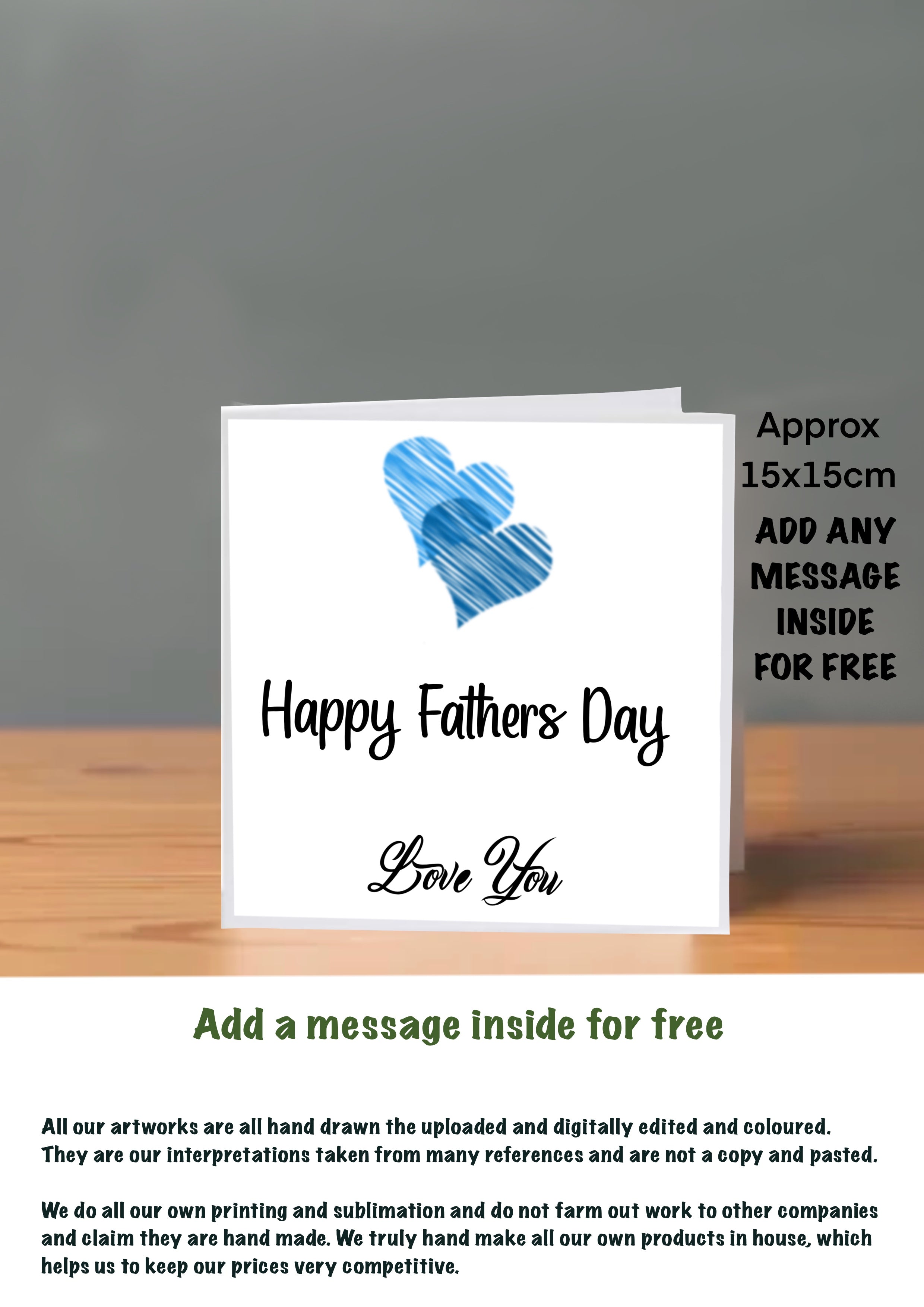 Fathers Day Cards love you