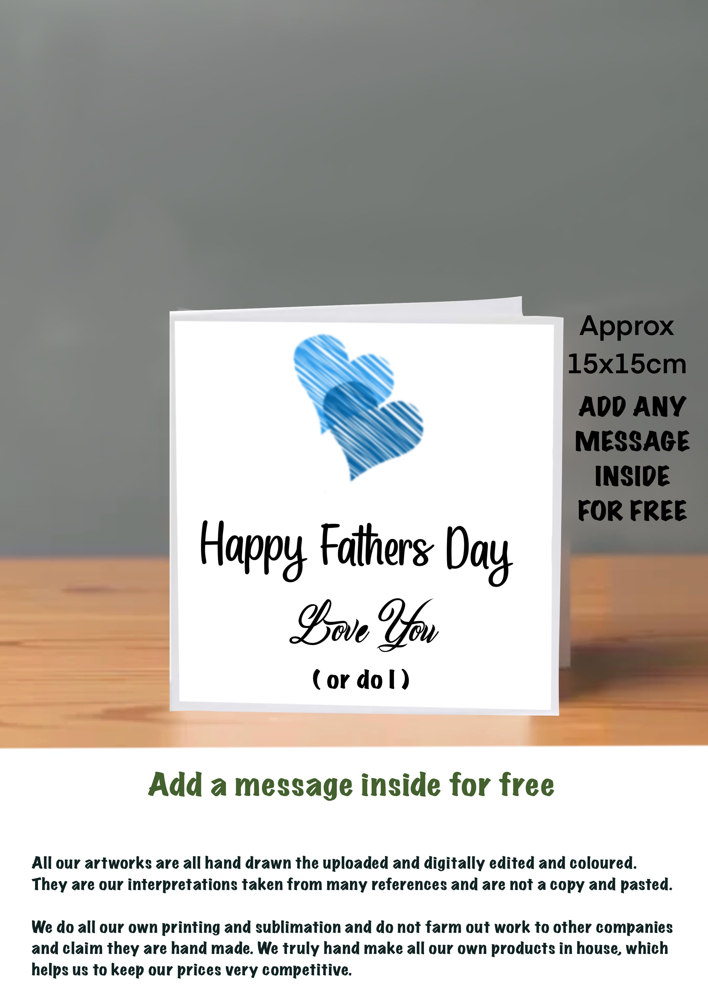 Fathers Day Cards love you