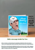 Golf Birthday Cards Rory McIlroy