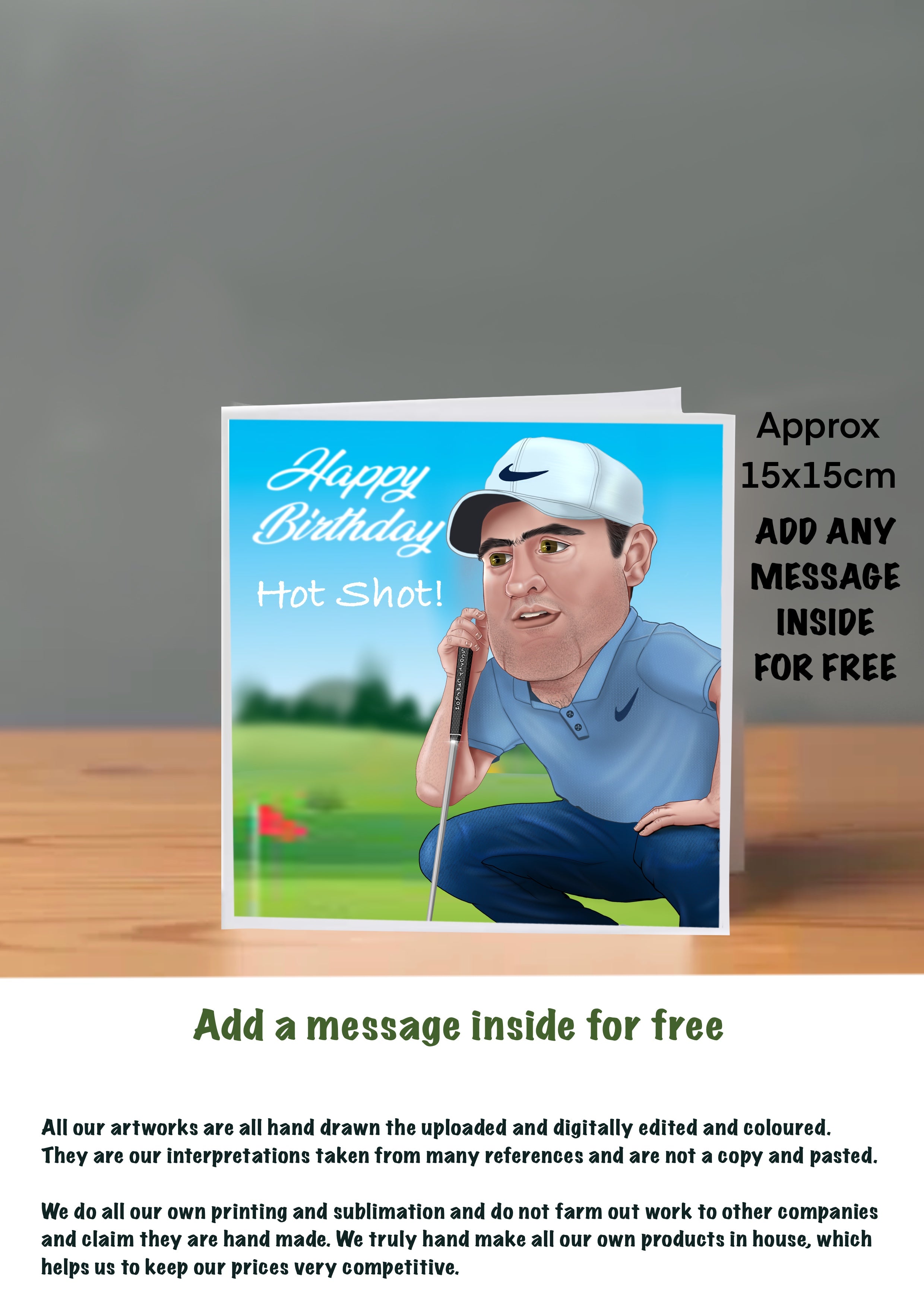 Golf Birthday Cards Scottie Scheffler
