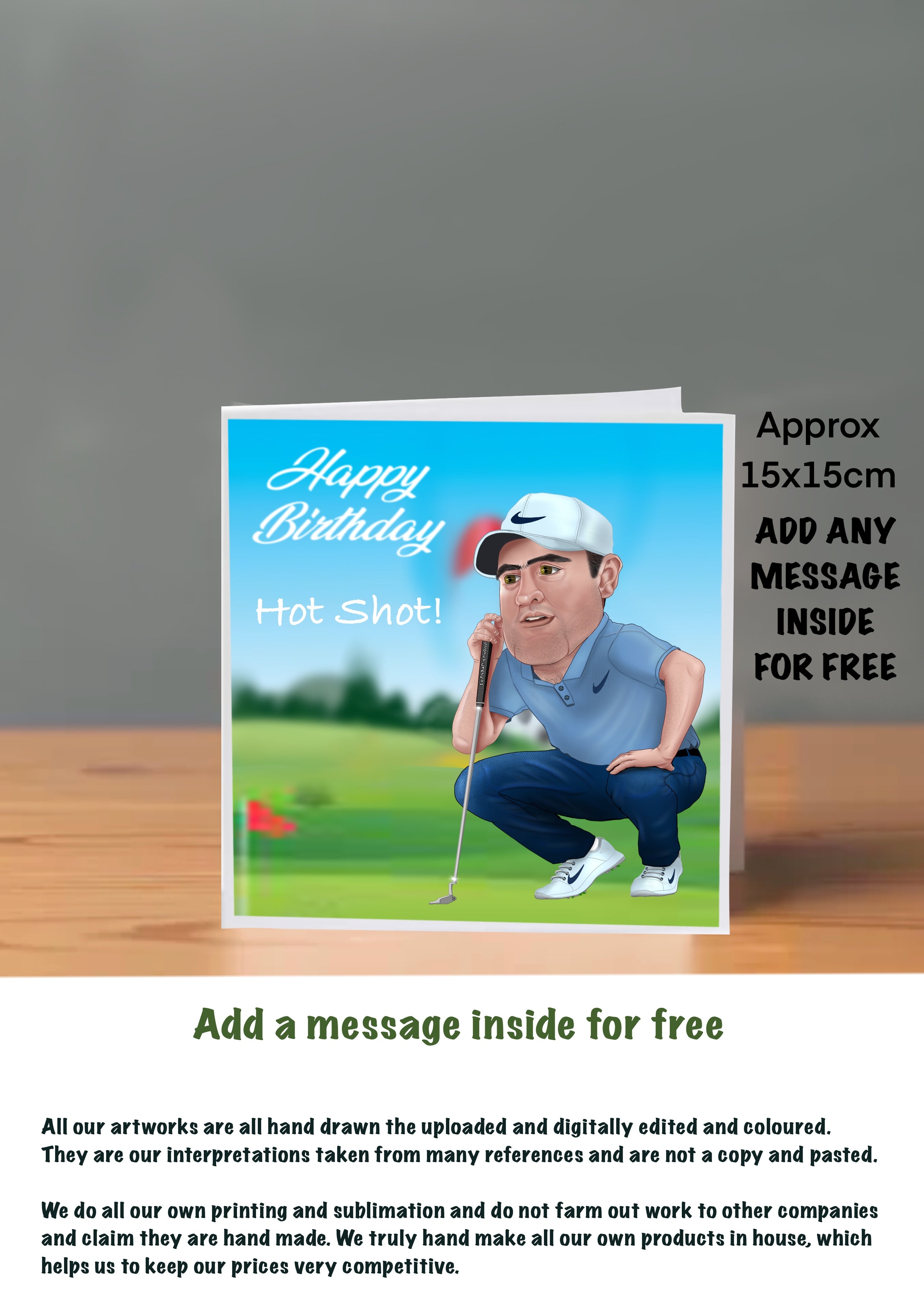 Golf Birthday Cards Scottie Scheffler