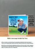 Golf Birthday Cards Scottie Scheffler