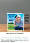 Golf Birthday Cards Scottie Scheffler