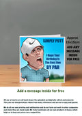 Golf Birthday Cards Rory McIlroy