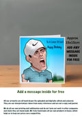 Golf Birthday Cards Rory McIlroy