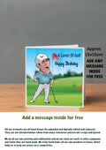 Golf Birthday Cards Rory McIlroy