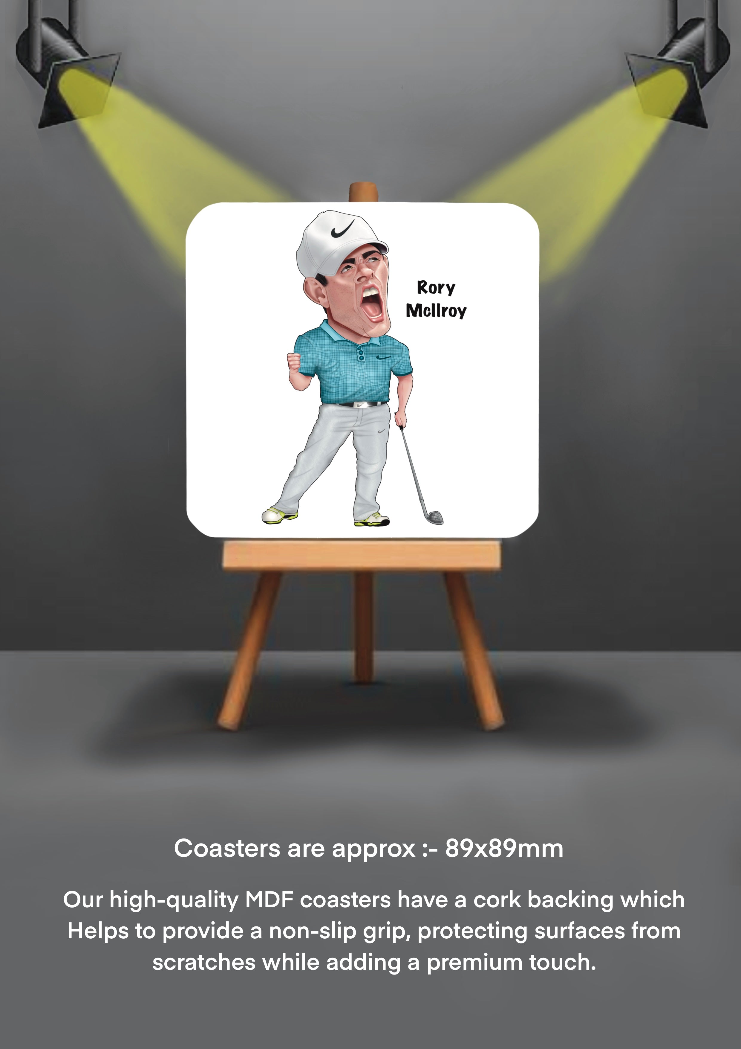 Golf Coasters Rory McIlroy