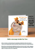 Dog Get Well Soon Cards Bulldog