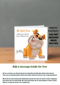 Dog Get Well Soon Cards Bulldog