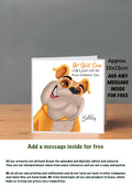 Dog Get Well Soon Cards Bulldog