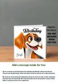 Dog Cards 15x15 Birthday Cards Beagle