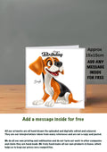Dog Cards 15x15 Birthday Cards Beagle