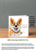 Dog Get Well Soon Cards Irish Corgi