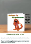 Dog Cards 15x15 Birthday Cards Irish Red Setter