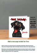 Dog Cards 15x15 Birthday Labrador