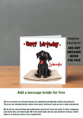Dog Cards 15x15 Birthday Labrador