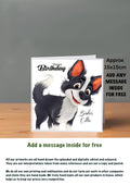 Dog Cards 15x15 Birthday Cards collie