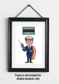 Only Fools And Horses A4 Prints Del Boy