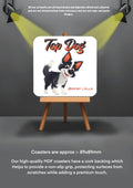 Dog Coasters Border bulldog border collie