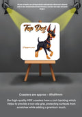 Dog Coasters Border Doberman