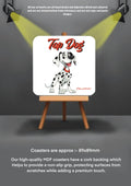 Dog Coasters Border Dalmatian