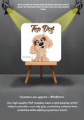 Dog Coasters Border cockapoo