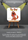 Dog Coasters Border Irish Setter