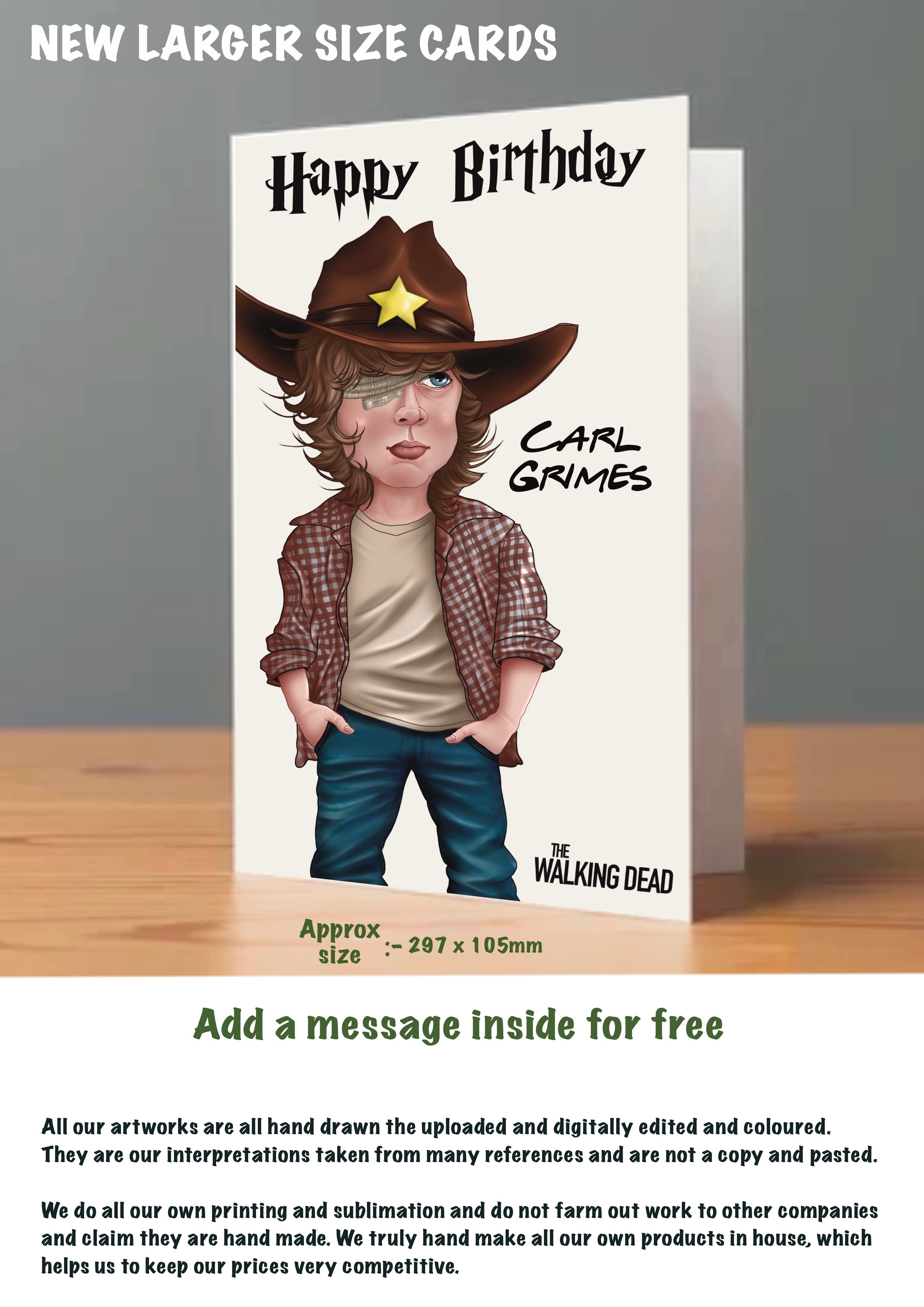The Walking Dead Birthday Cards