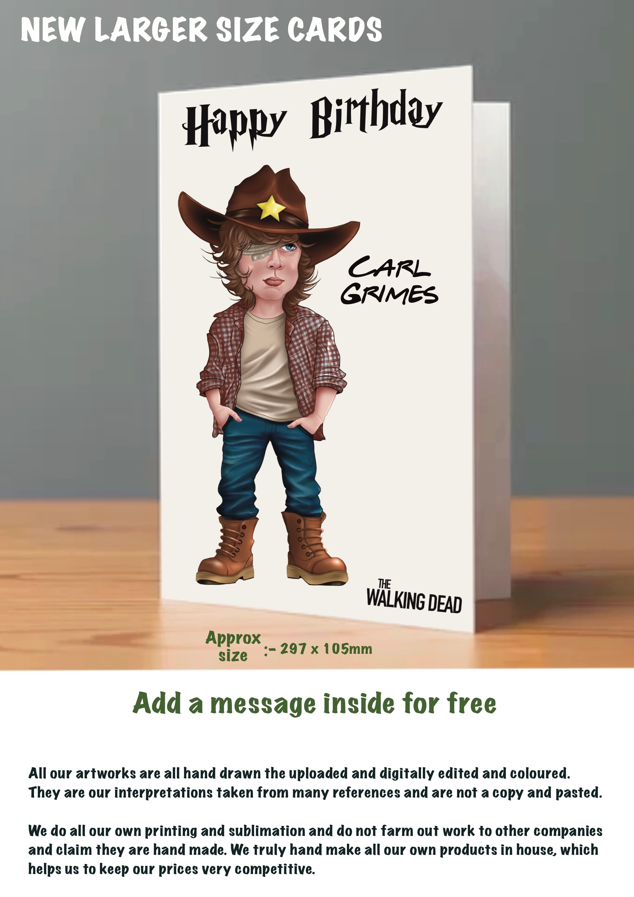 The Walking Dead Birthday Cards