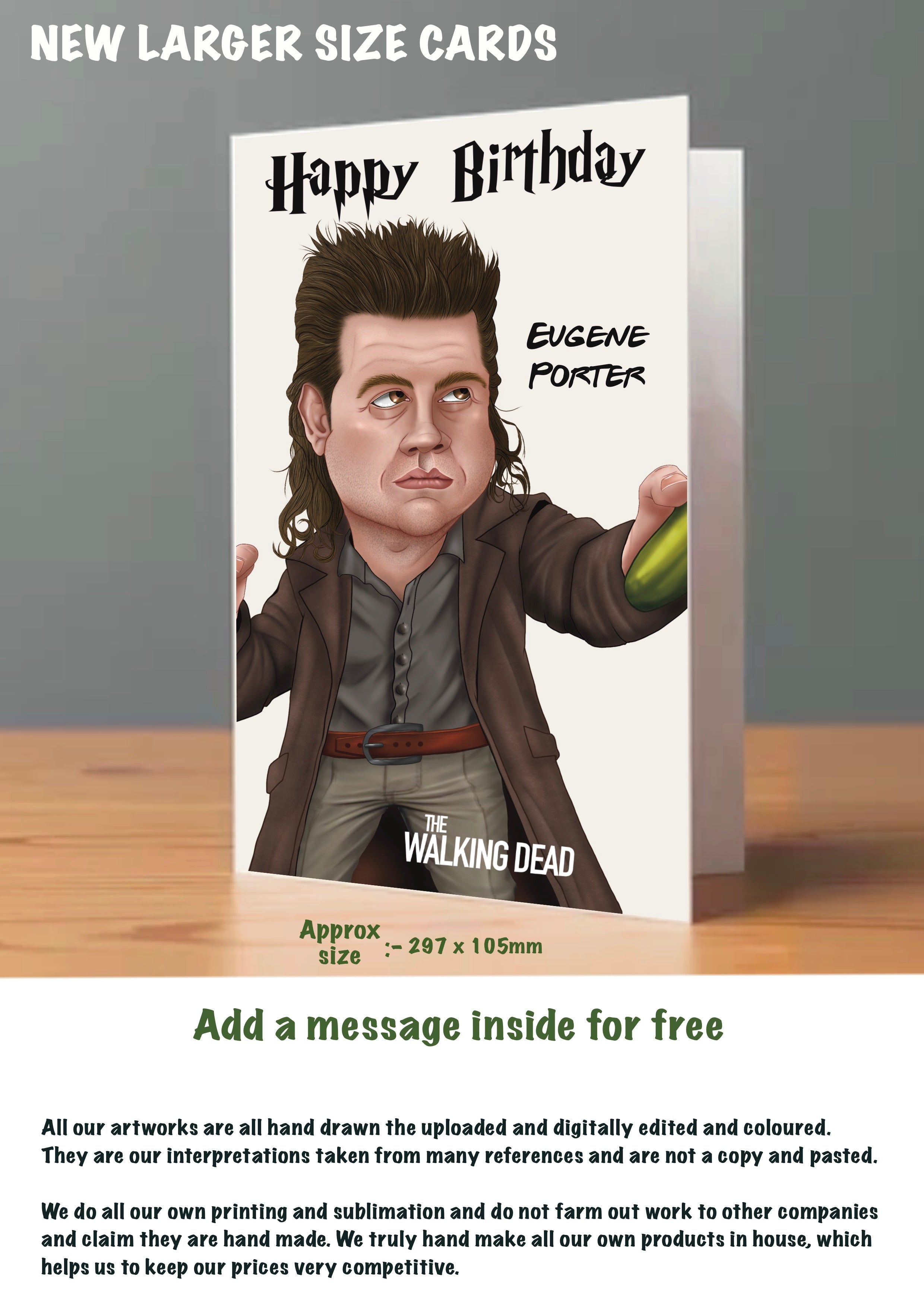 The Walking Dead Birthday Cards