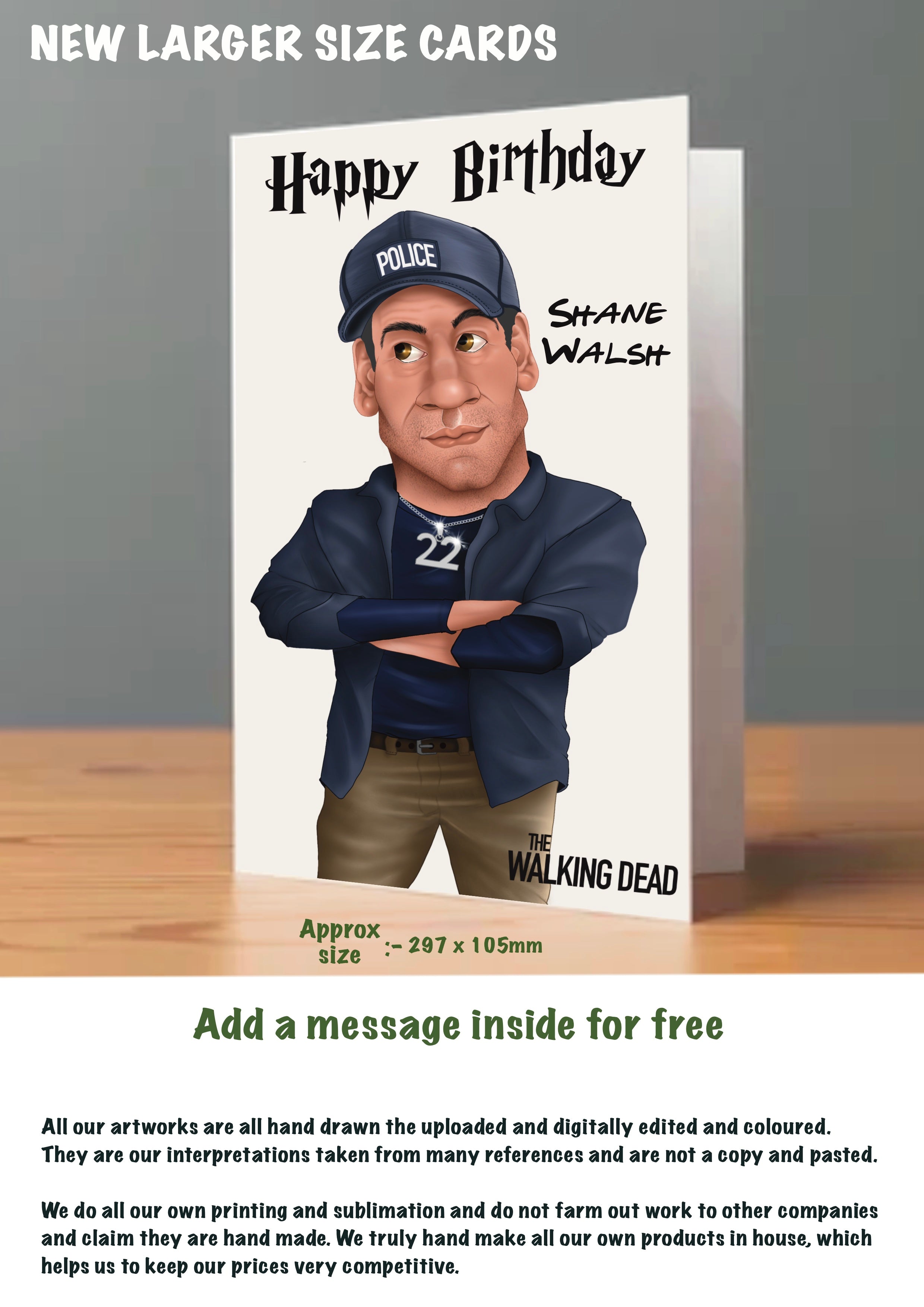The Walking Dead Birthday Cards (Copy)