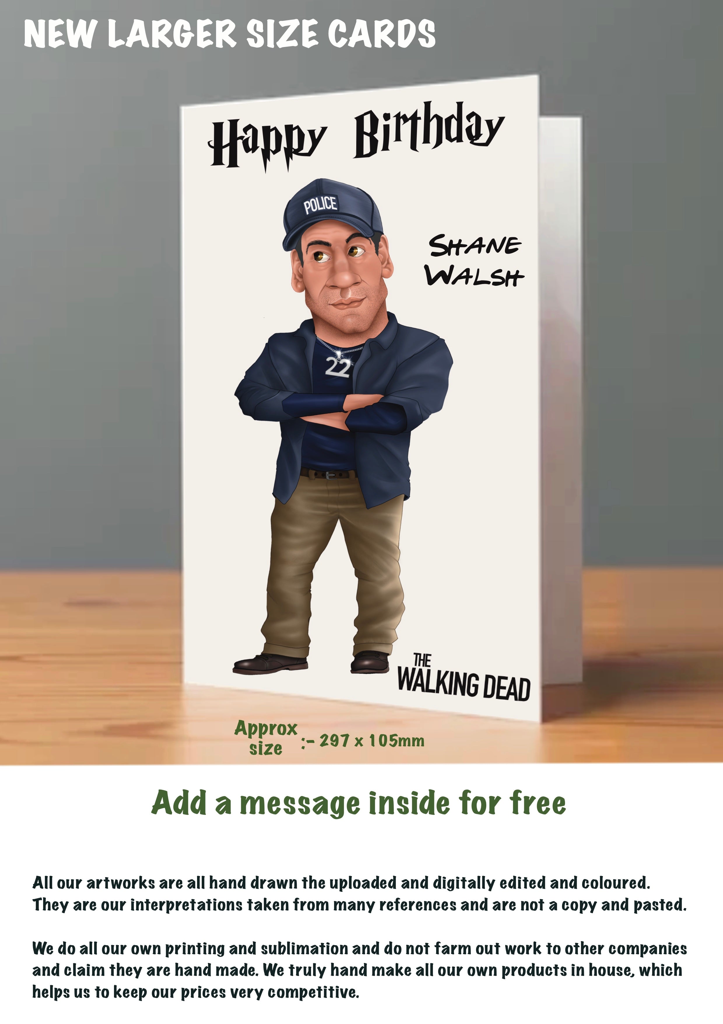 The Walking Dead Birthday Cards
