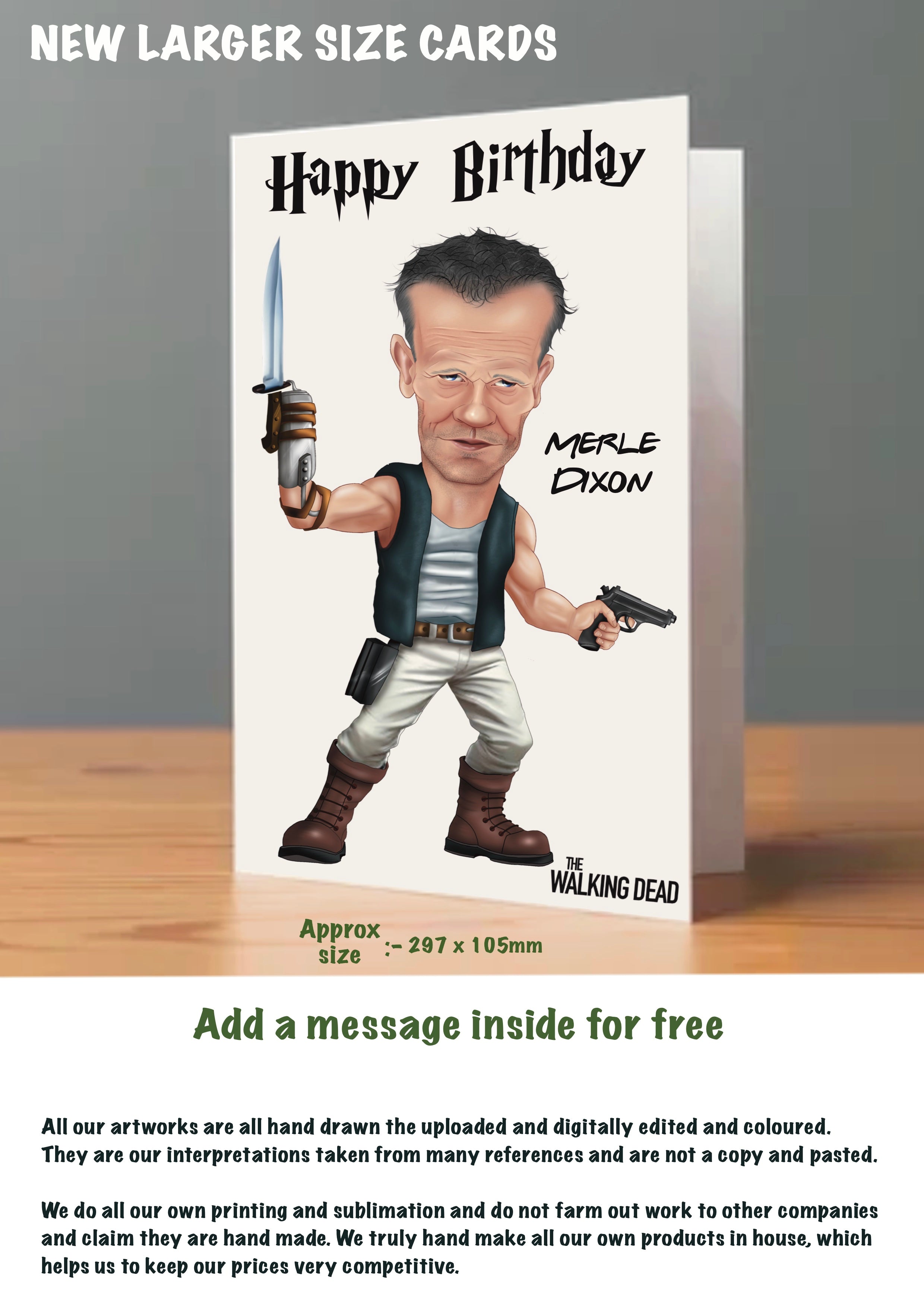 The Walking Dead Birthday Cards