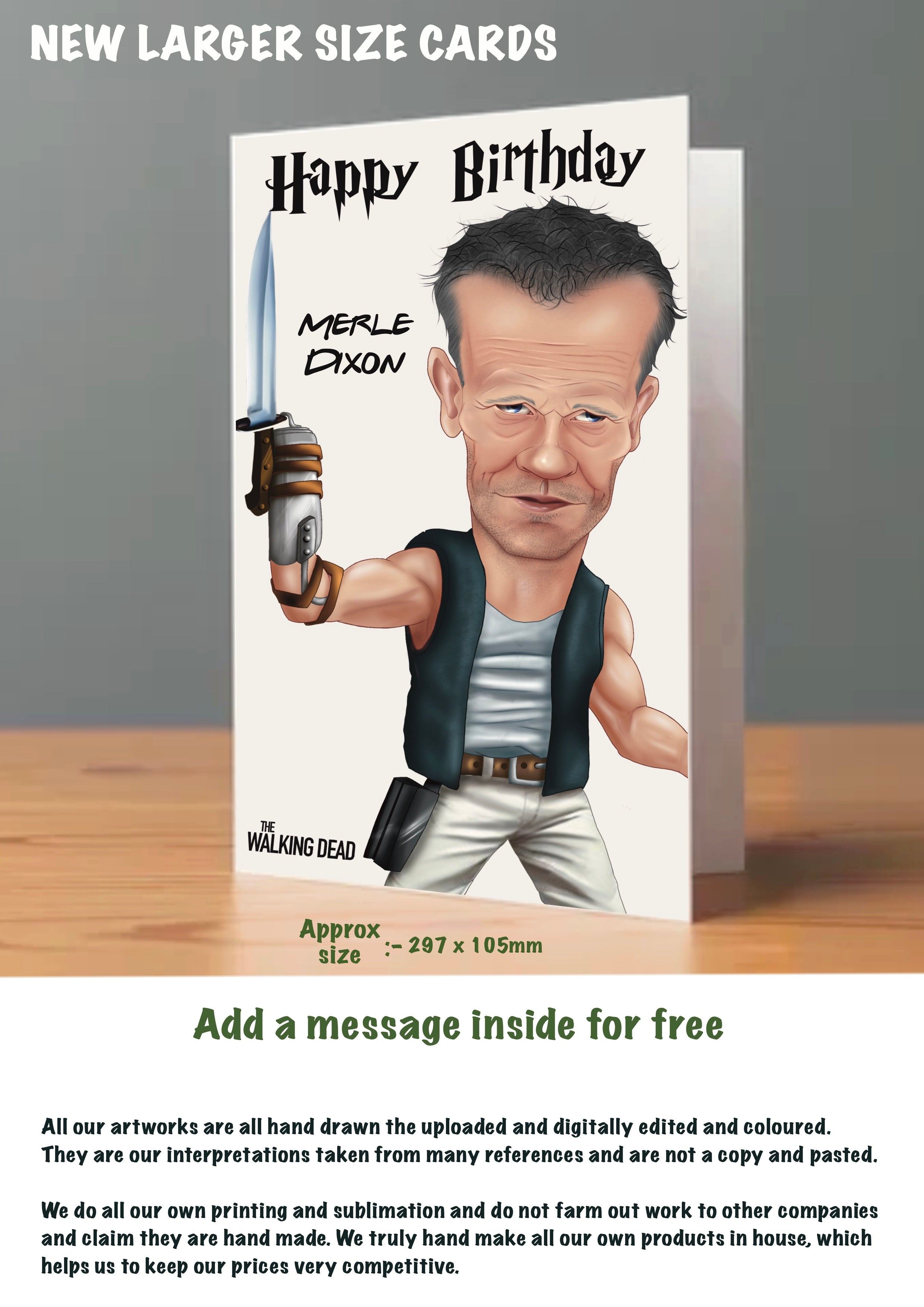 The Walking Dead Birthday Cards