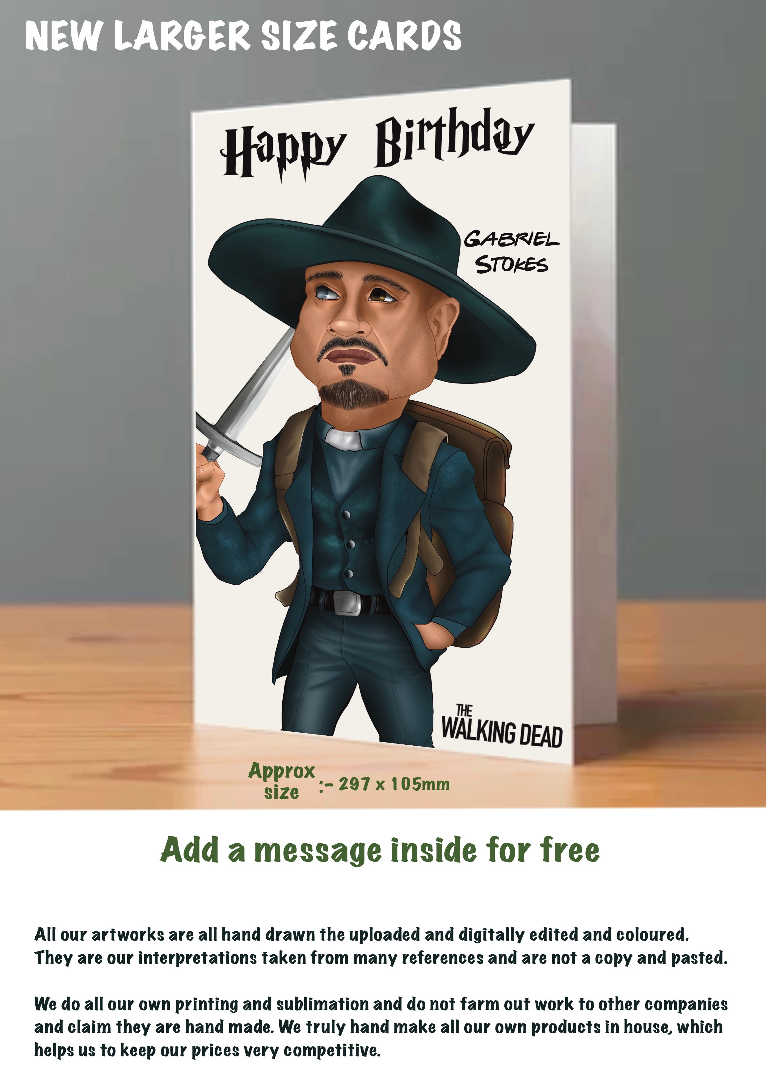 The Walking Dead Birthday Cards