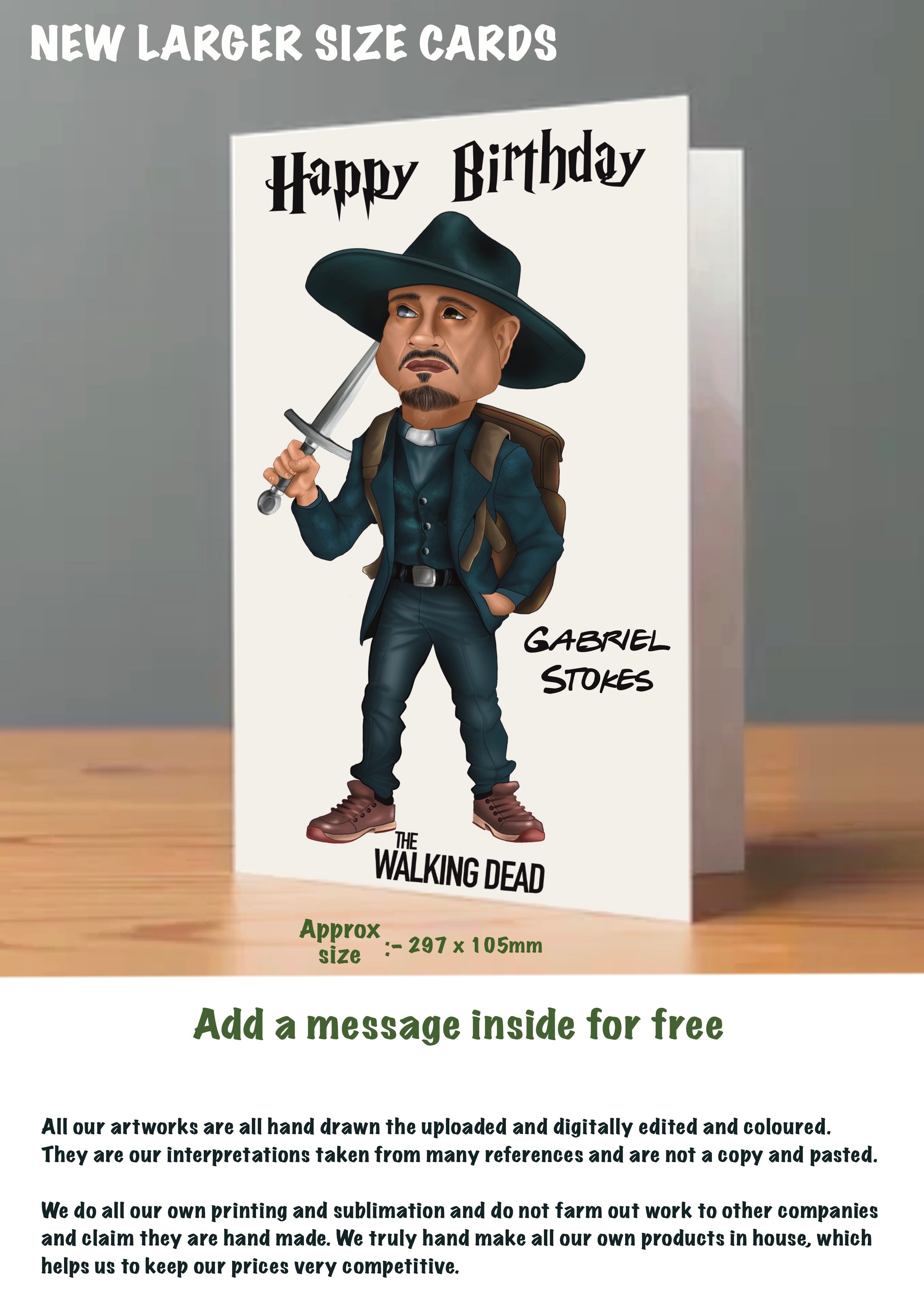 The Walking Dead Birthday Cards