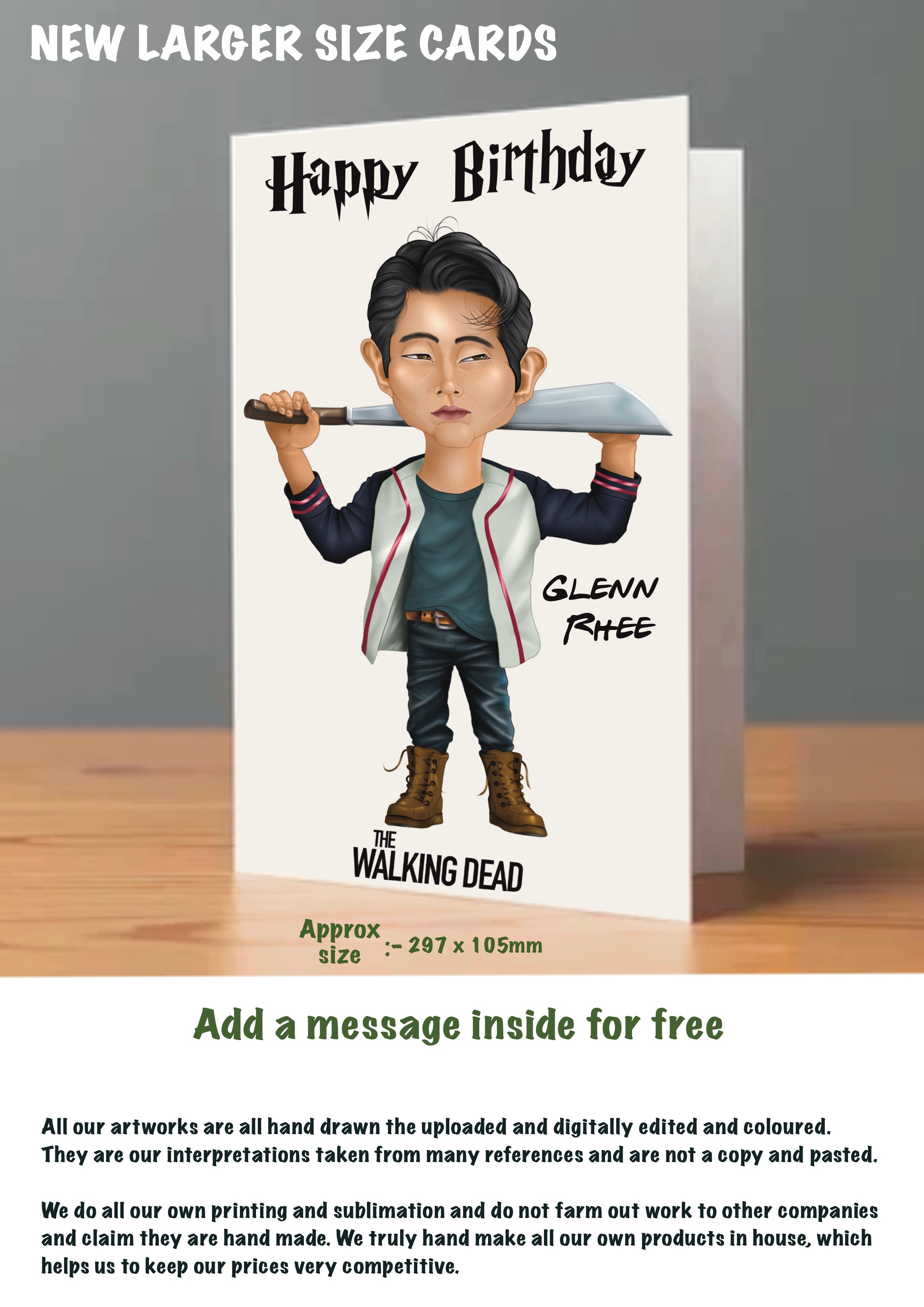 The Walking Dead Birthday Cards